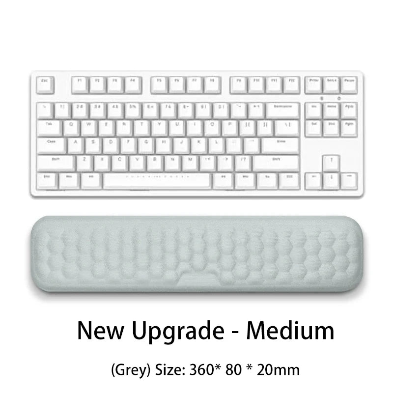 BowLift | SilentaPad Wrist Rest | Ergonomic Mouse Pad with Memory Foam & Massage Area | For PC, Laptop & Gaming