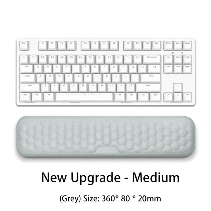 BowLift | SilentaPad Wrist Rest | Ergonomic Mouse Pad with Memory Foam & Massage Area | For PC, Laptop & Gaming