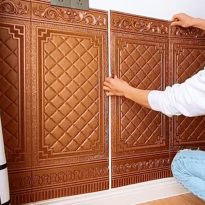 3D Self-Adhesive Antique Accent Wall Sticker | Bowlift