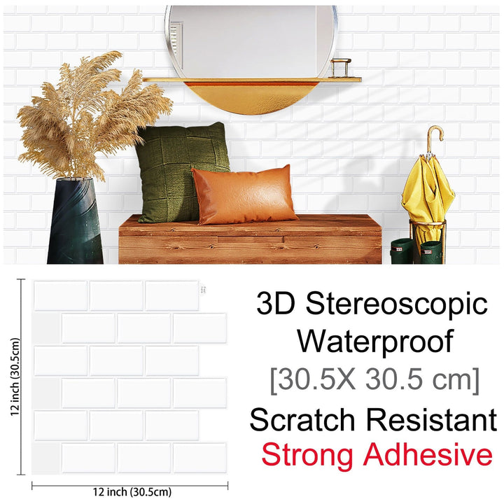 3D Self-Adhesive Hexagonal Wall Stickers | Bowlift