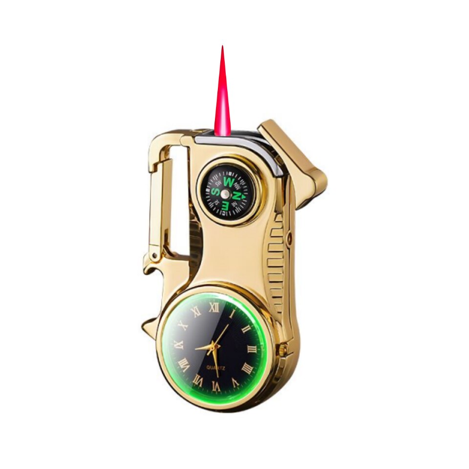 Compass Fire Camping Windproof Lighter Watch | Bowlift