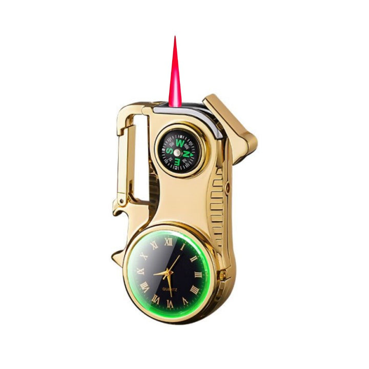 Compass Fire Camping Windproof Lighter Watch | Bowlift