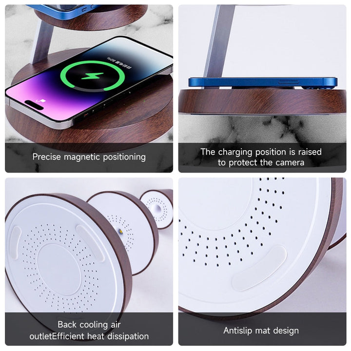 BowLift | Desktop Powerhouse Multi-Device Wireless Charger Stand
