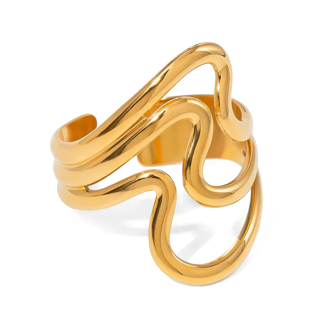 BowLift | Dainty Ripple Effect Ring