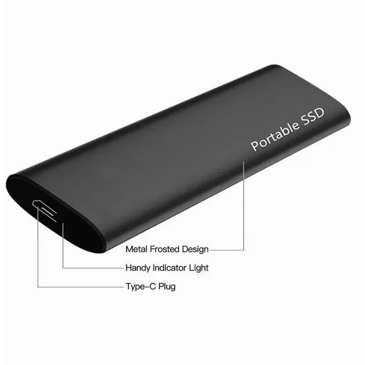 BowLift | Ultra Thin 4 TB External Hard Drive – Portable USB-C Storage Solution for Fast File Transfer and Durability
