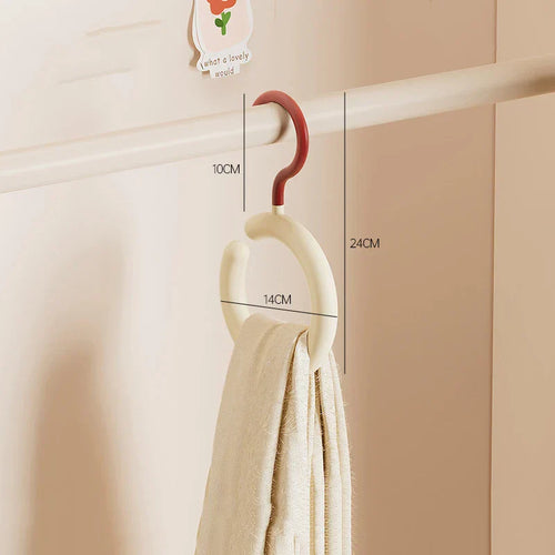 BowLift | 2pcs Rotating Multi-Hook Closet Organizer  Hanger