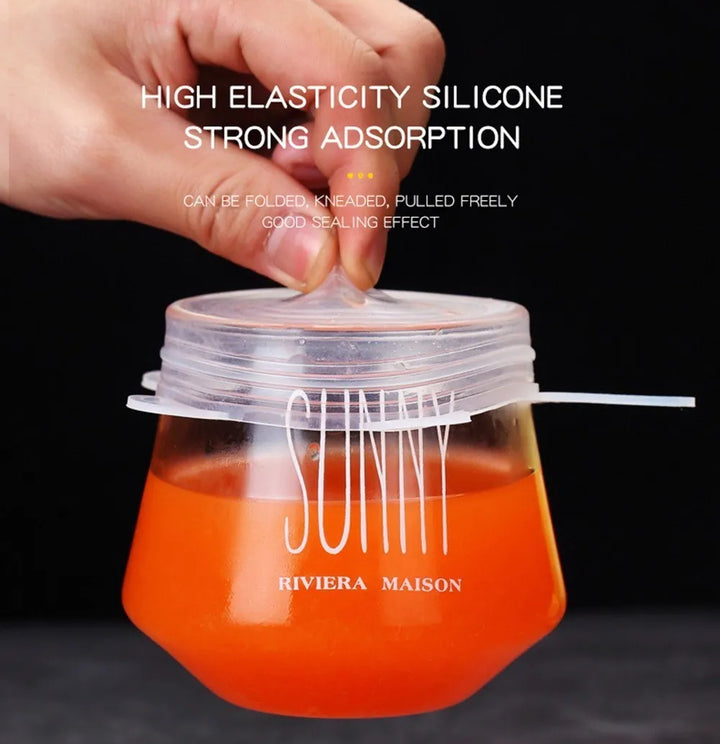 BowLift | Elastic Silicone Lid Covers 6PCS