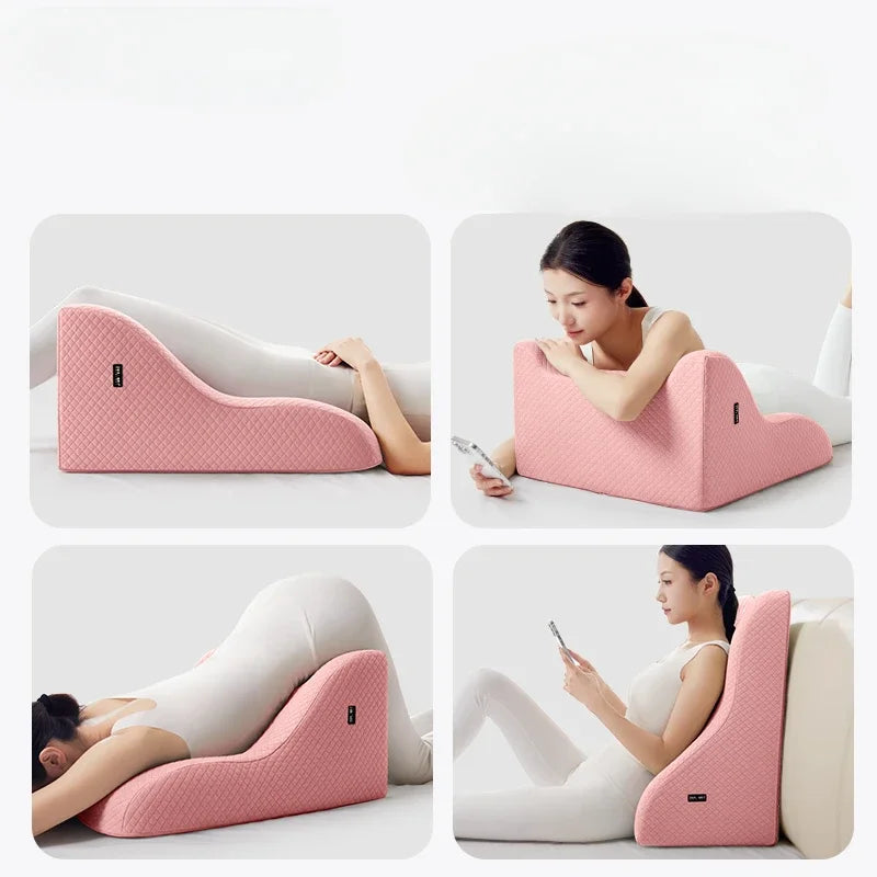 Multi-Angle Spine Support Memory Foam Ergonomic Pillow | Bowlift