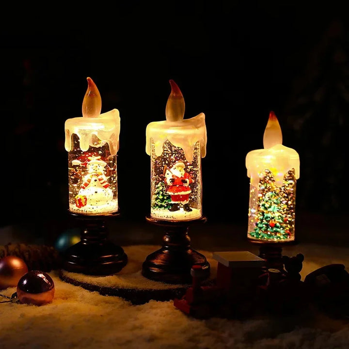 BowLift | Snowfall Crystal Christmas Candle Light