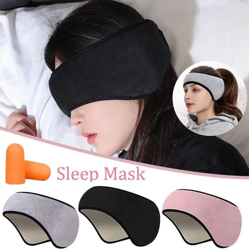 BowLift | Three-Layer Blackout Sleep Mask with Soft Ear Muffs