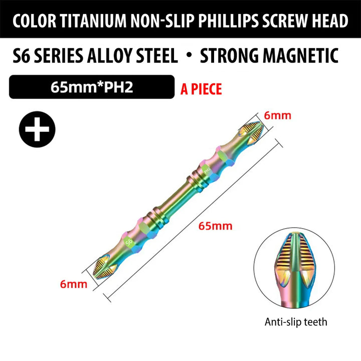 BowLift | Magnetic Titanium Impact Anti-Slip Screw Head