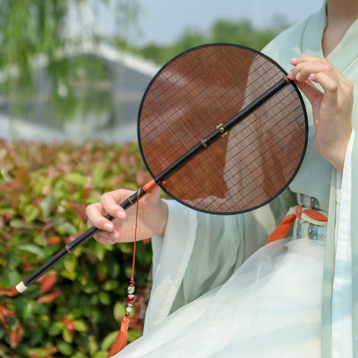 Foldable Bamboo Silk Hand Fan | Bowlift
