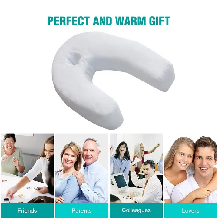 BowLift | U-Shaped Side Sleeper Pillow for Neck and Spine Support