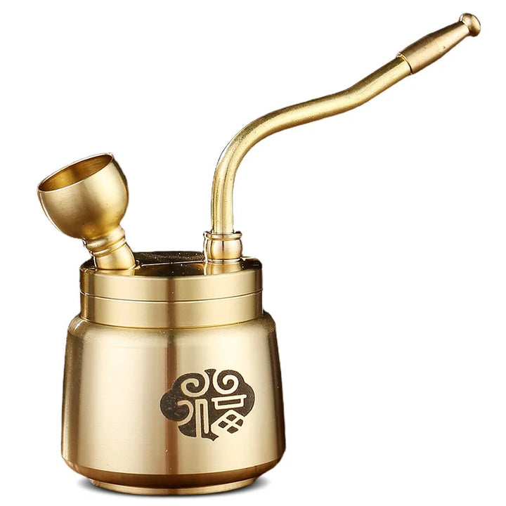 Artisan Brass Pipe Aromatherapy Incense Burner | Bowlift