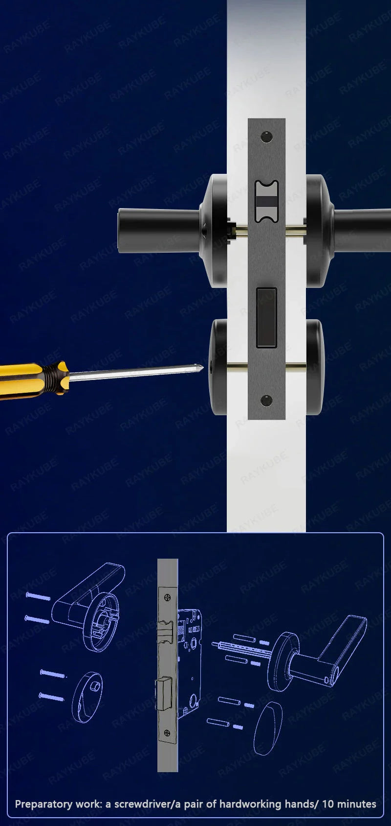BowLift | 4 in 1 Smart Digital Fingerprint Lock
