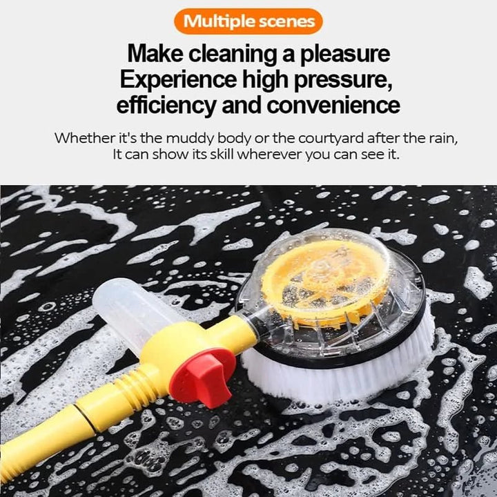 BowLift | Rotating, water-powered brush