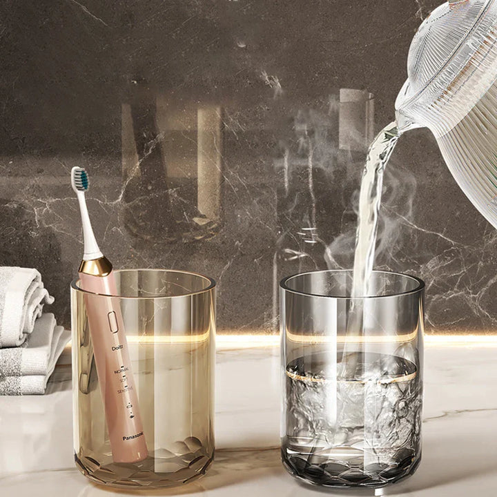 BowLift | Dentova Travel Toothbrush Cup with Toothbrush Box | 2-in-1 Storage Container for Toothbrush & Mouthwash | Ideal for On-the-Go