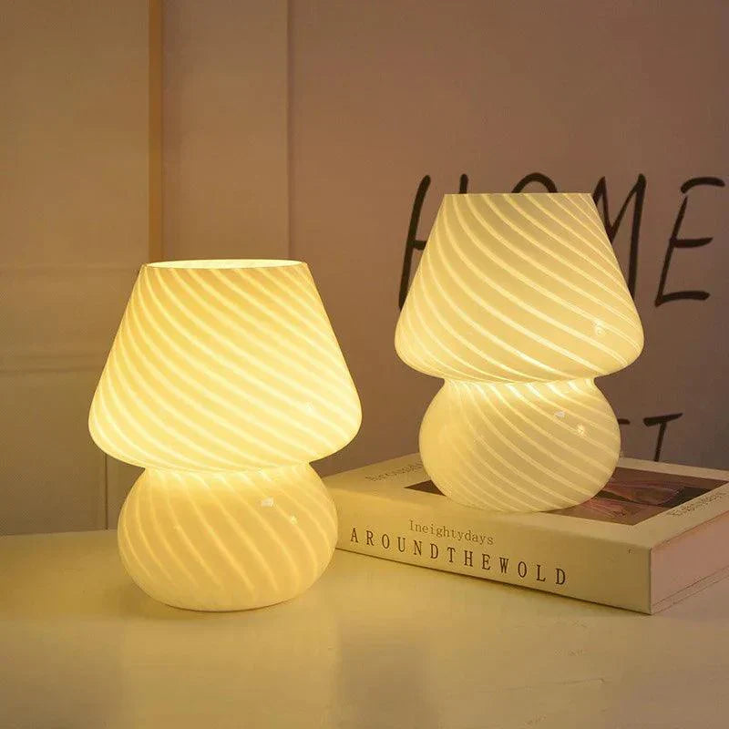 BowLift | GlassLuxe - Murano-Inspired Desk Lamp