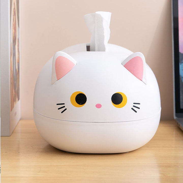 Cat Shaped Desktop Tissue Box | Bowlift