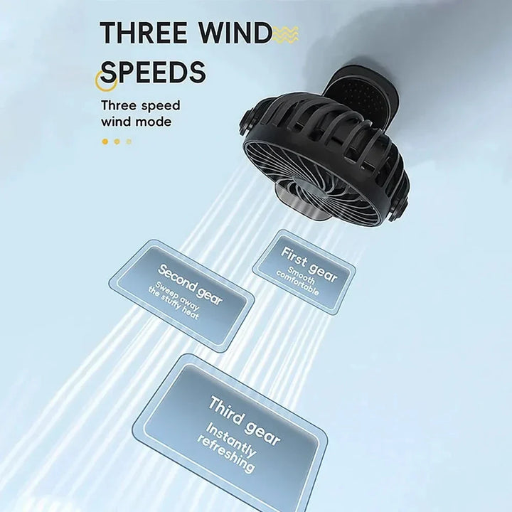 BowLift | FlexiBreeze USB Fan | Rotatable, portable with 3 speeds and night light