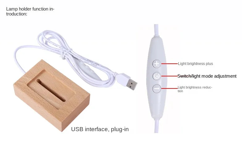 BowLift | Deep Ocean Resin Decorative Night Lamp