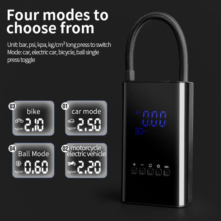 BowLift | Mini LED Display Road Buddy  Air Compressor