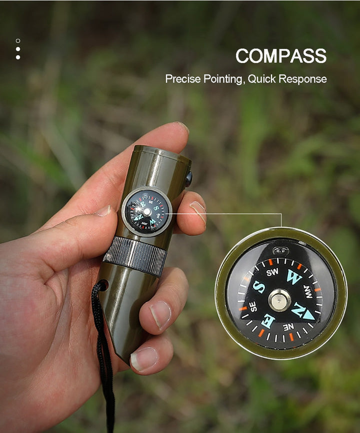 7in1 Portable Survival Outdoor Camping Tool | Bowlift