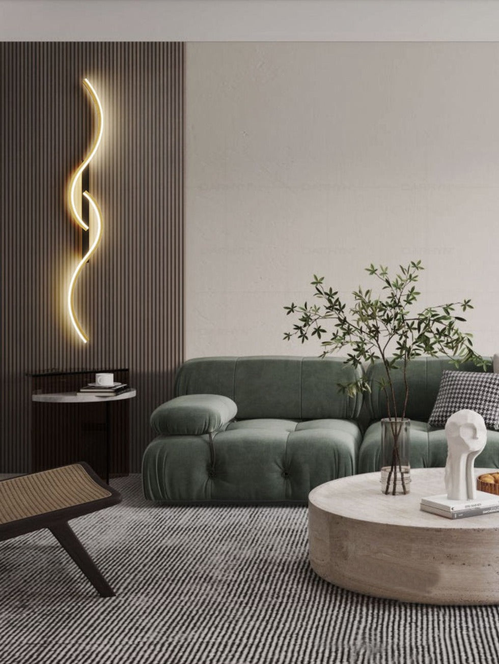 BowLift | GlowCraft – Contemporary LED Wall Light with Artistic Design