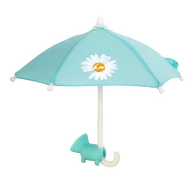Phone Umbrella Sun Shade - Cute Mini Umbrella for Phone with Universal Adjustable Suction Cup Stand | Bowlift