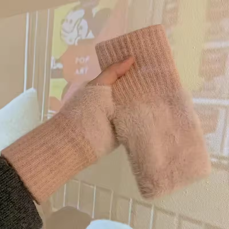 Unisex Fleece Fingerless Gloves – Warm, Soft and Functional | Bowlift