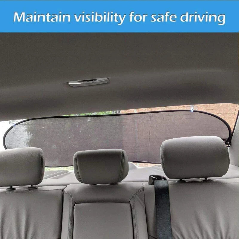 BowLift | AutoShade UltraMesh Set | UV protection & heat blocker | For front & rear windscreen | Universally suitable