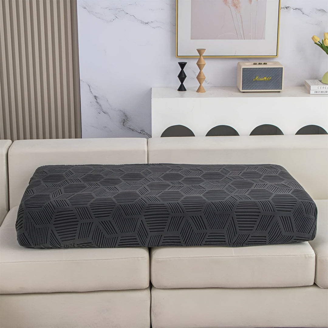 Jacquard Sofa Cover with Geometric Pattern – Soft & Pet-Friendly | Perfect for Protection and Cozy Living Spaces | Bowlift