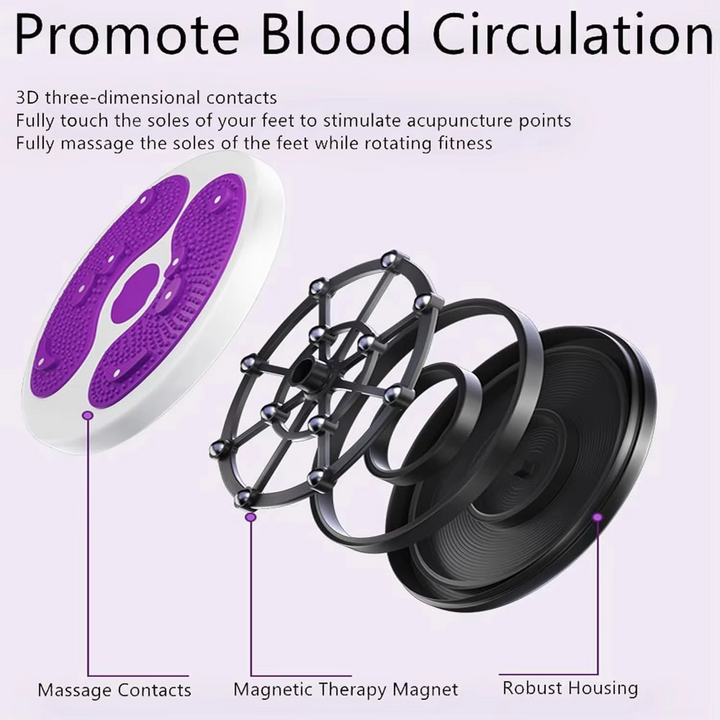 BowLift | Magnetic Waist Torsion Disc with Foot Massage