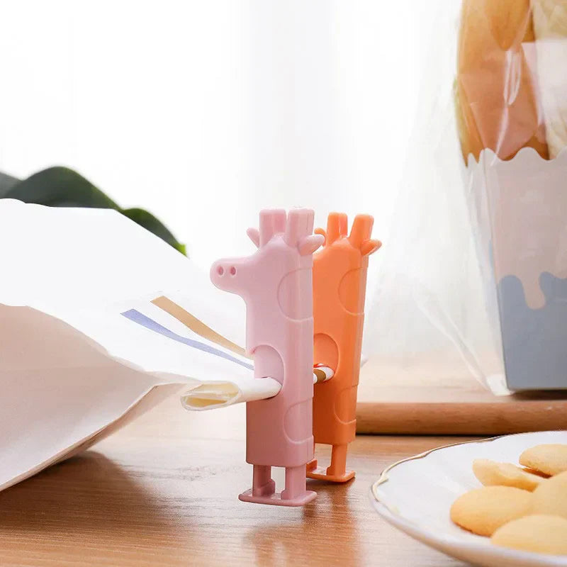 BowLift | Cute Giraffe Plastic Bag Sealing Clip