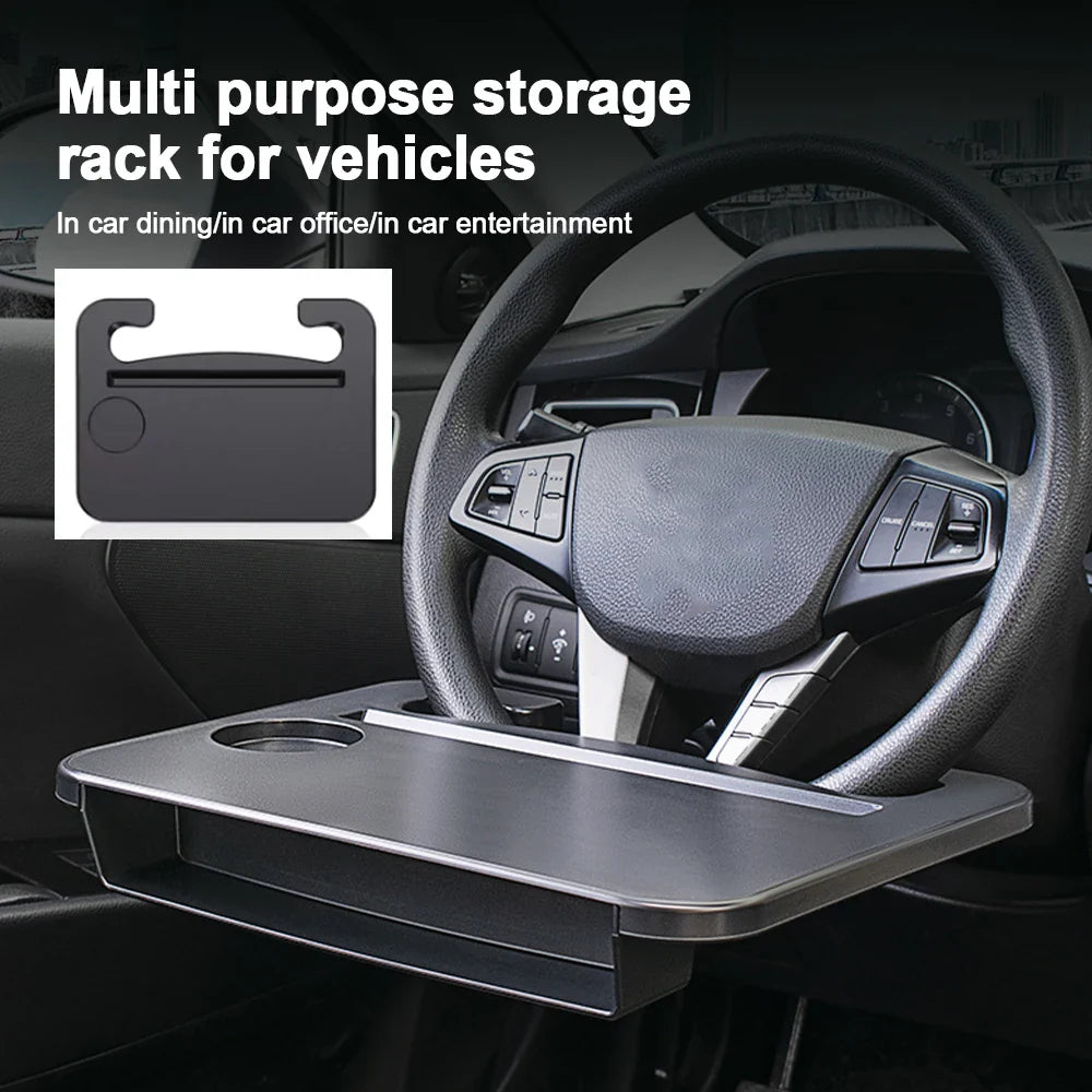 BowLift | 2 In 1 Car Steering Dine with Seat Gap Organizer