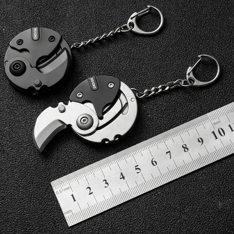 Mini Hiking Survival Keychain Tool | Bowlift