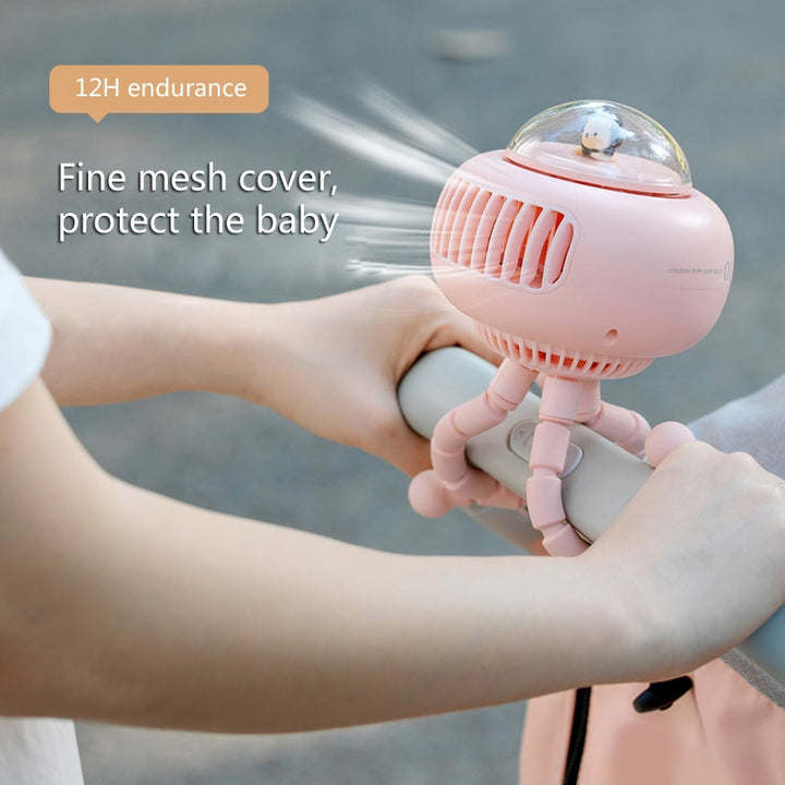 Portable Flexible Cute Baby Stroller Fan | Bowlift