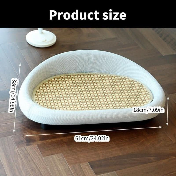 BowLift | MeowHaven Nest – Stylish Cat Bed with Scratching Area & Cuddly Pillow