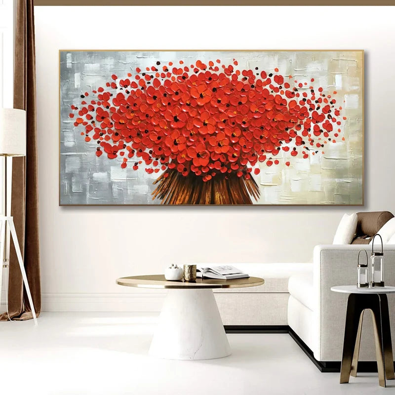 Modern Abstract Flower Tree Wall Art Fine Art Canvas Prints Large Sizes Pictures For Living Room Bedroom Home Office Art Decor | Bowlift