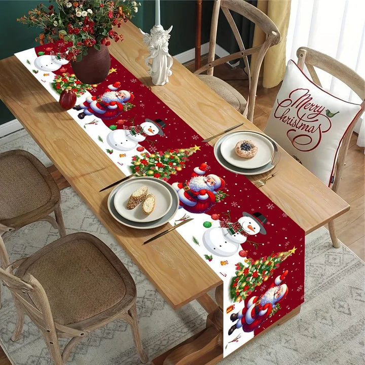 BowLift | Christmas Table Runner Festivia | 180×35 cm | Elegant & Festive | Table Decoration for Christmas & New Year 2025/2026