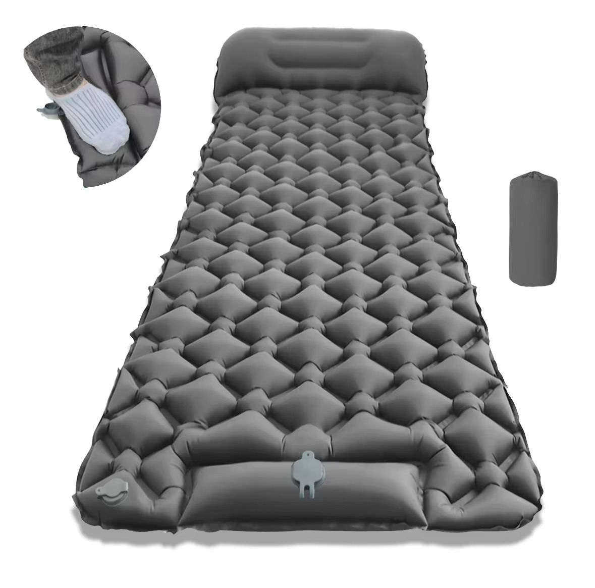 BowLift | Ultra-Comfort Inflatable Camping Mattress with Integrated Pillow and Pump
