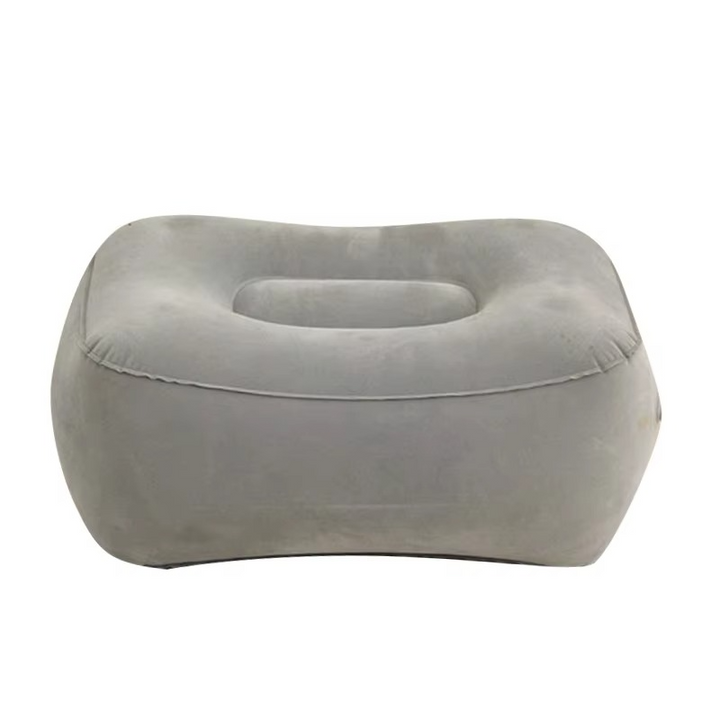 BowLift | Inflatable Footrest Pillow - Leg Support Cushion for Travel, Office & Home