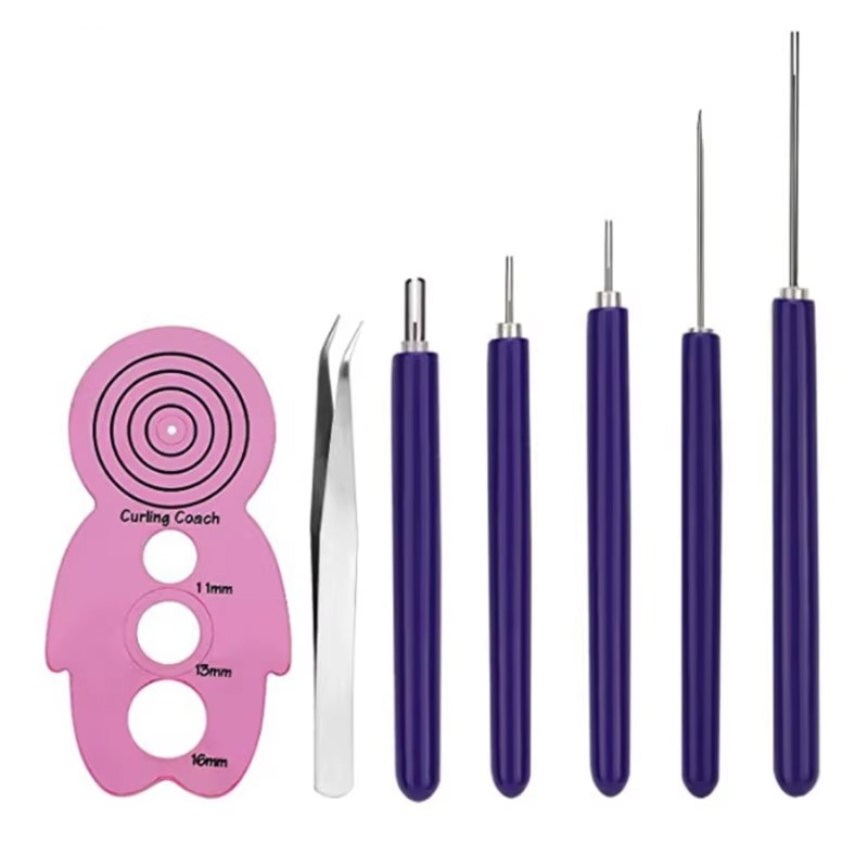 BowLift | Quilling Paper Tool Set with Slotted Pen, Tweezers, Needle Pins, and Craft Accessories – 7, 6, or 12 Piece Kit