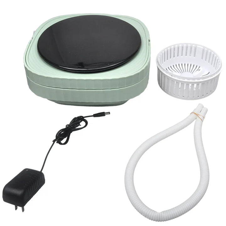 Compact Folding Ultrasonic Travel Laundry Washing Machine | Bowlift
