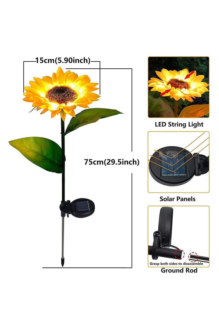 Solar Flower Garden Lights | Bowlift