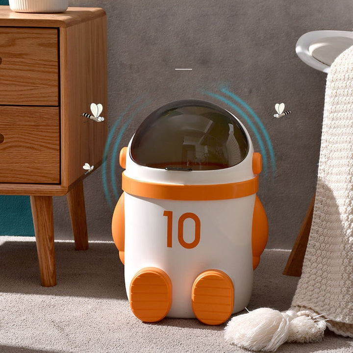 BowLift | Mini Astronaut Shape Cute Office Trash Can