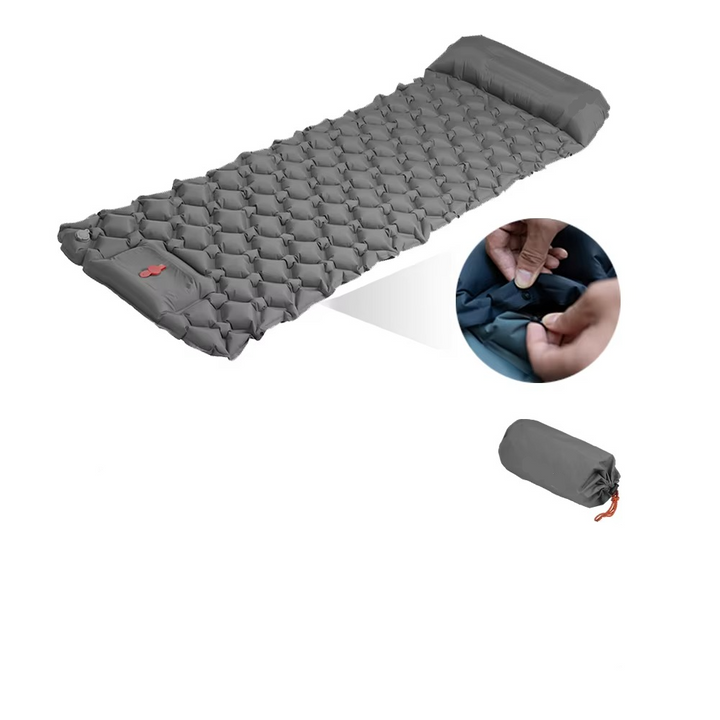 BowLift | Inflatable Camping Sleeping Pad with Built-In Pillow for Hiking