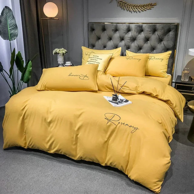 Luxury Duvet Cover with Elegant Embroidery – Soft, Breathable and High Quality | Bowlift
