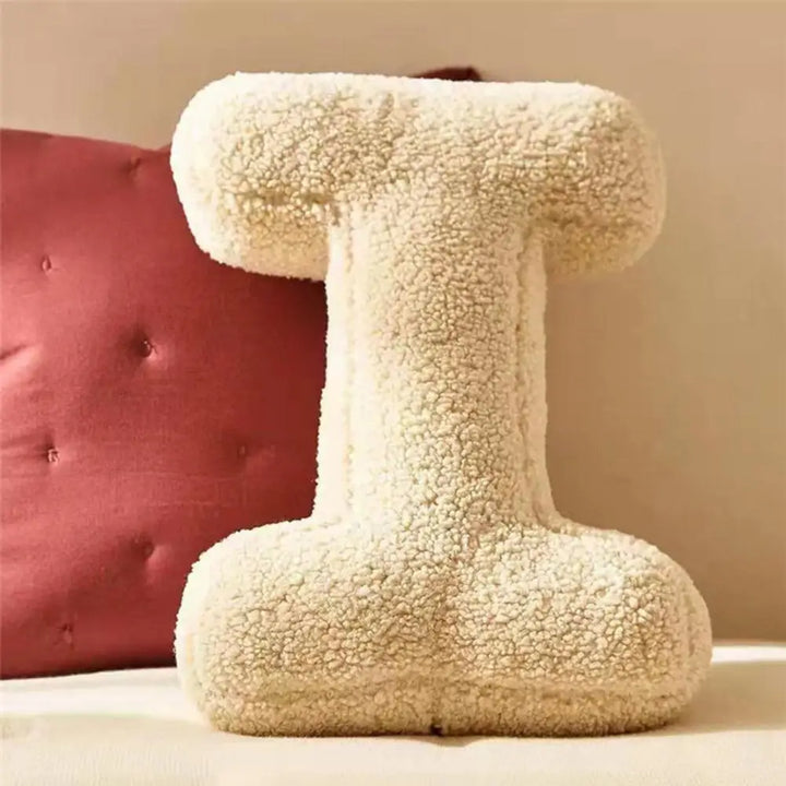 BowLift | Alphabet Cushion Velura – Soft Velvet Decorative Cushion in Every Letter of the Alphabet