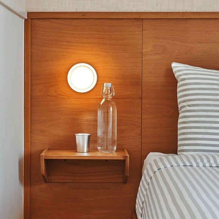 BowLift | Futuristic and unique solid Plexiglass wall lamp